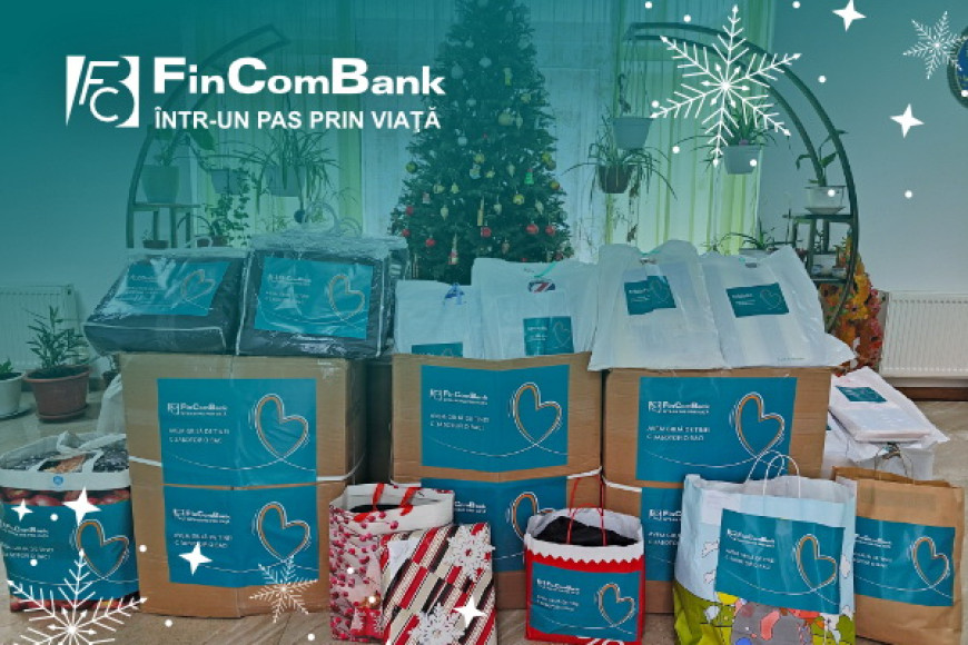 FinComBank: Благотворительная кампания «Подари волшебство Рождества» посетила Дом престарелых из мун. Чадыр-Лунга