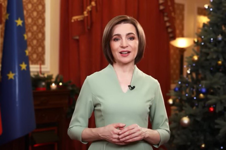 Президент Молдовы поздравила граждан с Новым годом. О чем говорила Майя Санду