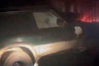 Вынуждены были применить оружие: пьяный водитель разбил полицейскую машину