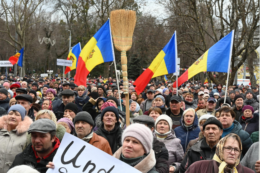 Сколько человек участвовали в протесте в центре Кишинева? Подсчеты организаторов и полиции