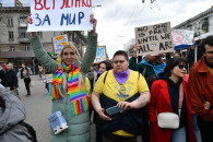 Марш феминисток в Кишиневе: участвовали Андрей Спыну и Алексей Бузу