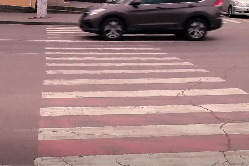 Когда в Комрате обновят разметки пешеходных переходов? Комментарий примара