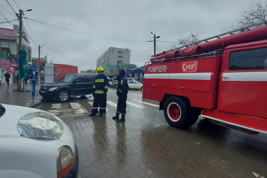 На рынке Комрата произошел пожар