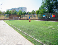 В Вулканештах открыли новую площадку для мини-футбола