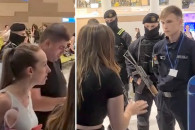 "Как к бандитам": в аэропорту Кишинева сотрудники безопасности вышли к пассажирам с автоматами