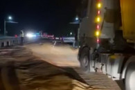 В Магдачештах перевернулся зерновоз