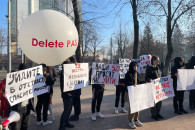 Массовый протест в Кишиневе: оппозиция протестует против PAS