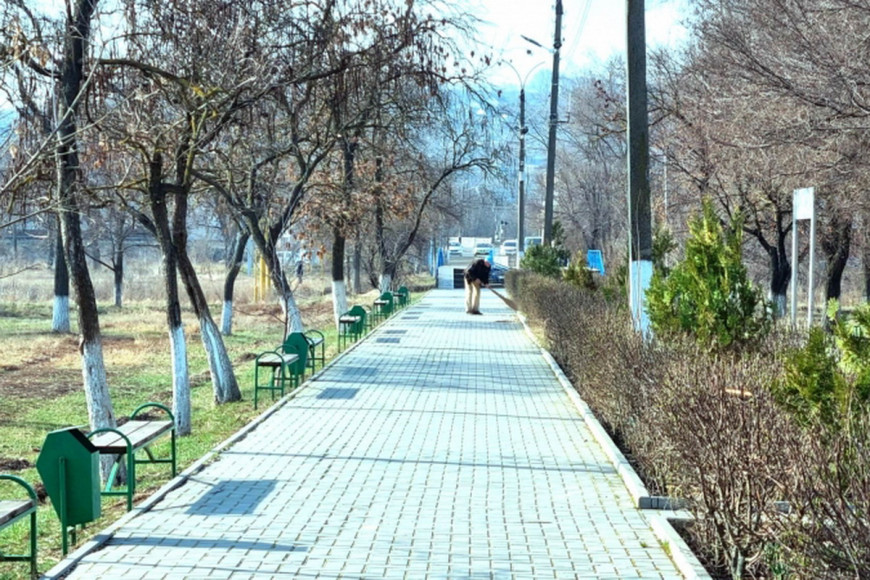 Реконструкция чадыр-лунгского парка Молодежи: велосипедные дорожки, газоны, тротуары