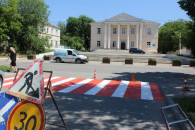 Для повышения бдительности и внимательности: в Вулканештах обновляют пешеходную разметку