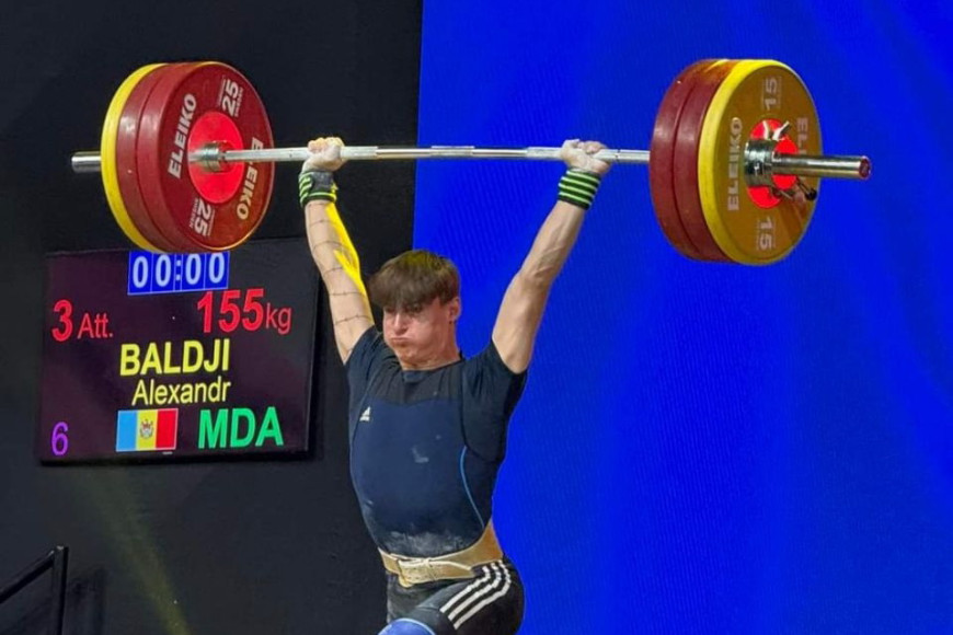 Чемпионат мира по тяжелой атлетике: спортсмен из Гагаузии – бронзовый призер