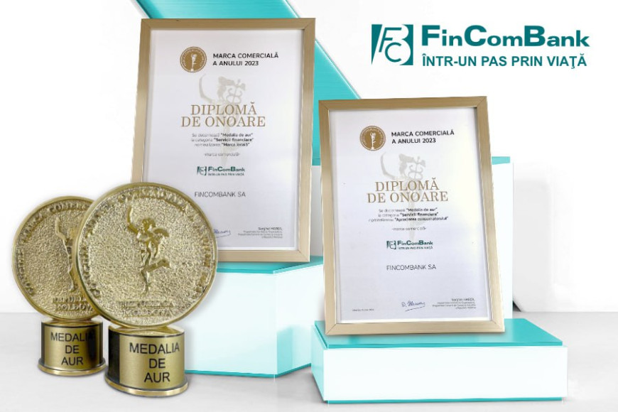 FinComBank был награжден на конкурсе «Marca Comercială a Anului»