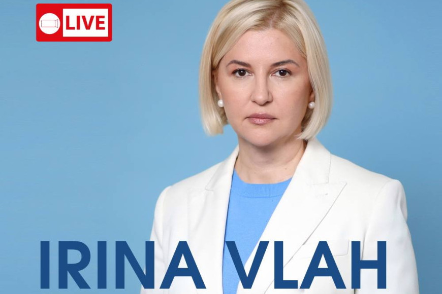 LIVE: Обращение Ирины Влах к народу Молдовы: я беру на себя ответственность