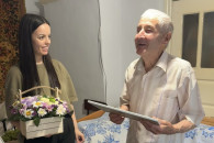 "Слезы радости у человека с большой буквы". Житель Кирсово отметил 90-летие