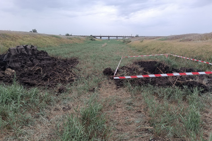 В Гайдарах полностью пересохла река Лунгуца. Власти начали работы по ее очистке