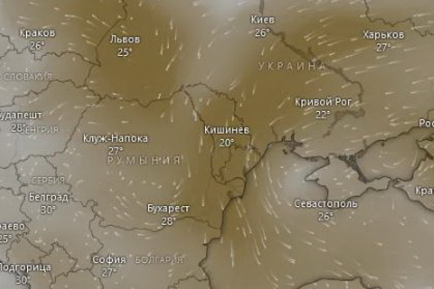 Облако пыли из Каракумы в Молдове: есть ли опасность для населения