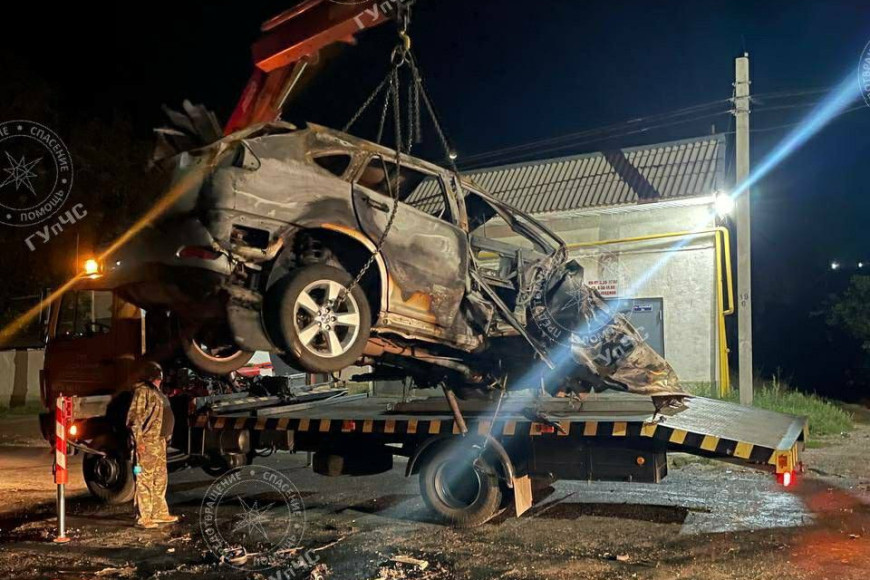 В Приднестровье произошло ДТП: водитель сгорел заживо