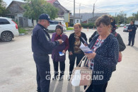"Голосуй свободно". В Комрате полицейские призывают граждан не бояться выходить на выборы