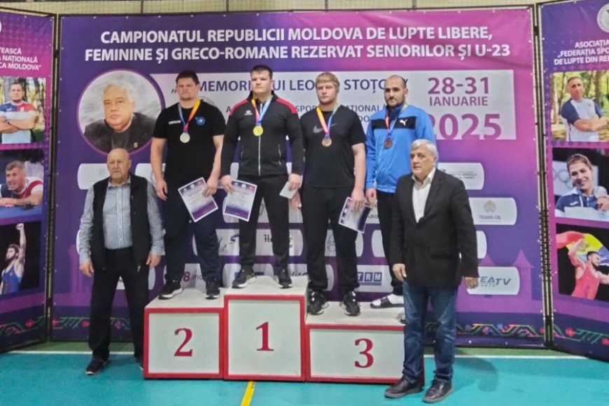 Бронзу чемпионата Молдовы по борьбе занял спортсмен из Гагаузии