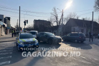 Не поделили улицу. На перекрестке в Комрате произошло ДТП