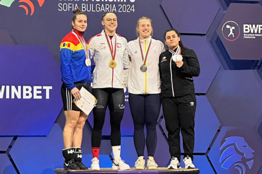 Спортсменка из Гагаузии завоевала три серебра на чемпионате Европы