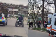 Во Флоренах полиция преследует квадроцикл: дошло до ДТП