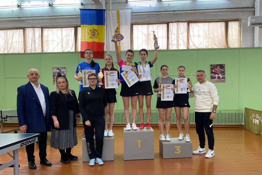 Спортсмены из Гагаузии завоевали медали на чемпионате страны по настольному теннису
