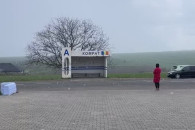 В Комрате пошел легкий снег