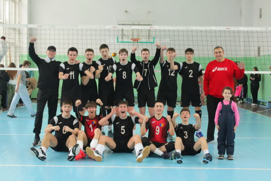 Волейболисты из Вулканешт завершают сезон молодежной лиги U19 с бронзовыми медалями