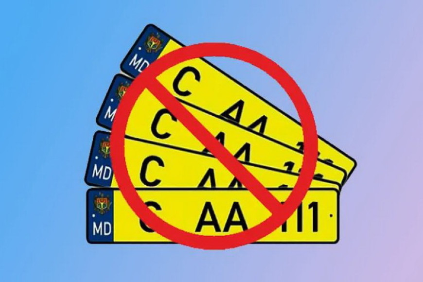В Молдове отменяют желтые номера для автотранспорта
