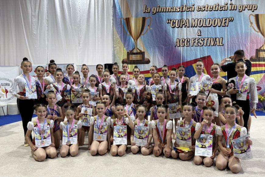 Гимнастки из Комрата "блеснули" на чемпионате Молдовы