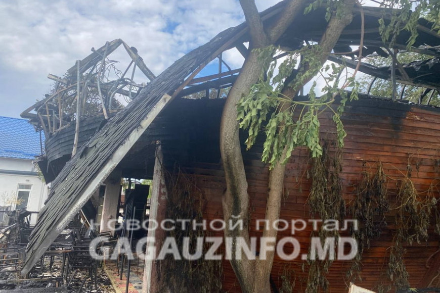 Крупный пожар в одном из ресторанов Комрата – что об этом известно