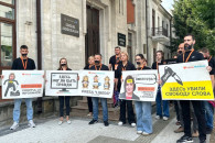 "Здесь убили свободу слова". Активисты Inima Moldovei устроили протест у Совета по аудиовизуалу