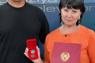 Медаль трудовой славы получила главред GRT