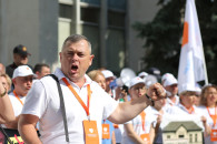 Протест Inima Moldovei у правительства: полиция заблокировала вход в здание