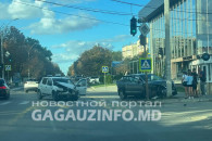 В Комрате два авто не поделили дорогу