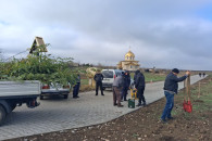 В Чадыр-Лунге представители власти и церкви объединились для акции по озеленению