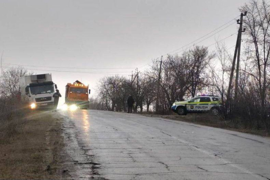 Полиция предупредила об "очень скользкой" трассе в Гагаузии