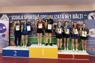Теннисистки из Комрата и Авдармы завоевали две медали чемпионата Молдовы U15