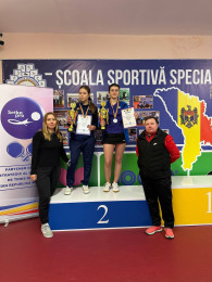 Теннисистки из Комрата и Авдармы завоевали две медали чемпионата Молдовы U15