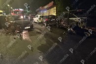 Пьяный водитель из Украины устроил массовое ДТП в Кишиневе и сбежал