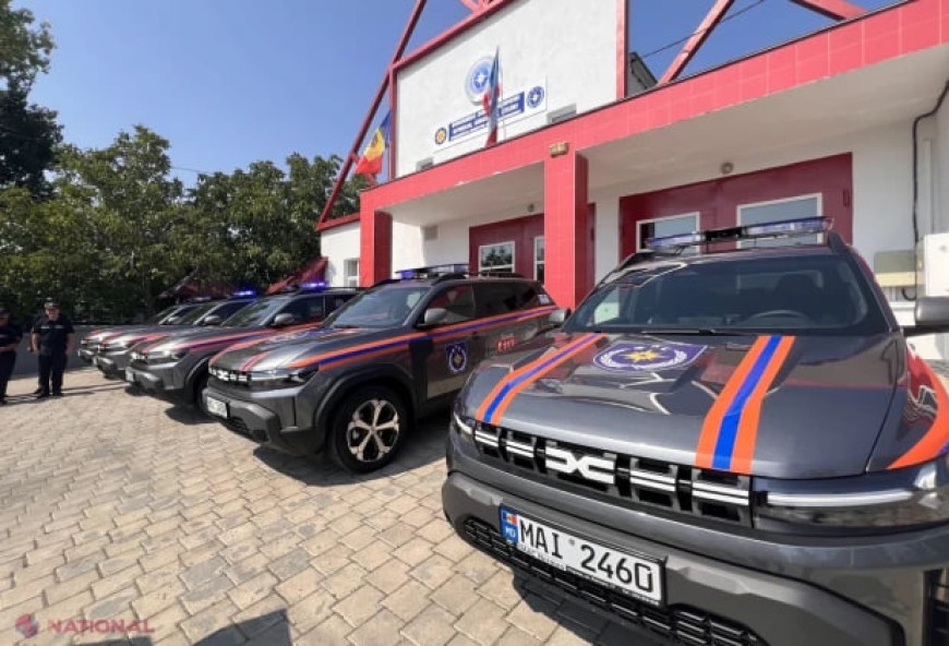 Пять Dacia Duster передали спасателям Гагаузии при поддержке ЕС