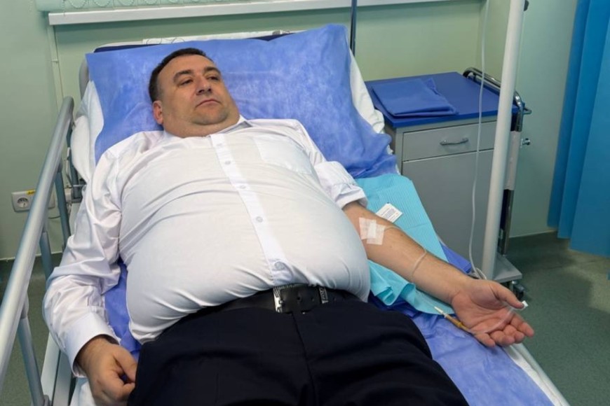 В ночь перед праздником. Председателя НСГ госпитализировали в больницу
