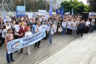 Педагог из Гагаузии на митинге в Кишиневе: "хватит нами манипулировать"
