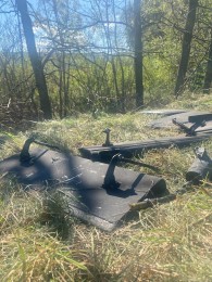 После падения дрона возле Брэнешть обломки так и не собрали