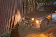 ДТП в Дезгинже: BMW снес столб и газовую трубу