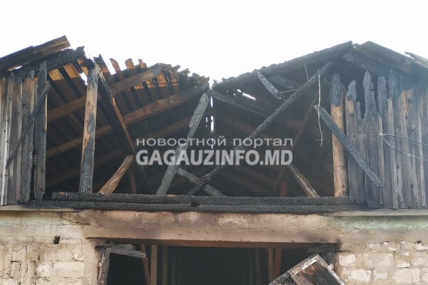 Пожар в Конгазчике: сгорел склад