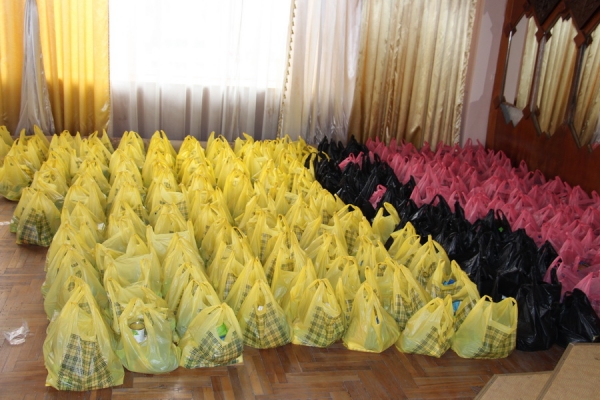 Более тысячи жителей Комрата к Храму города получат продуктовые пакеты