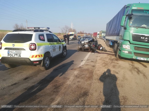 На севере Молдовы в ДТП погибли два человека