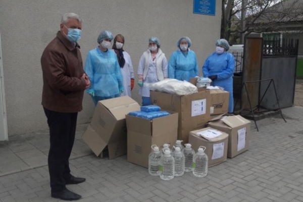 ПРООН передал селу Кирсово средства защиты от коронавируса