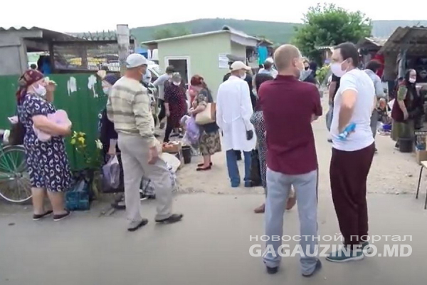 «Наденьте маску»: на рынке Конгаза прошел рейд полиции